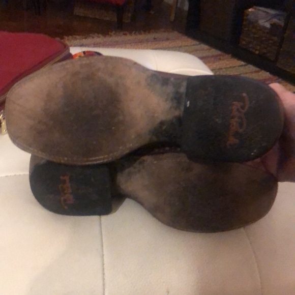 Rod Patrick Wing Tip Square Toe Western Boots - Picture 16 of 16